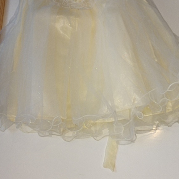 Richie House Yellow Tiered Layered Princess Dress NWT - Picture 5 of 7